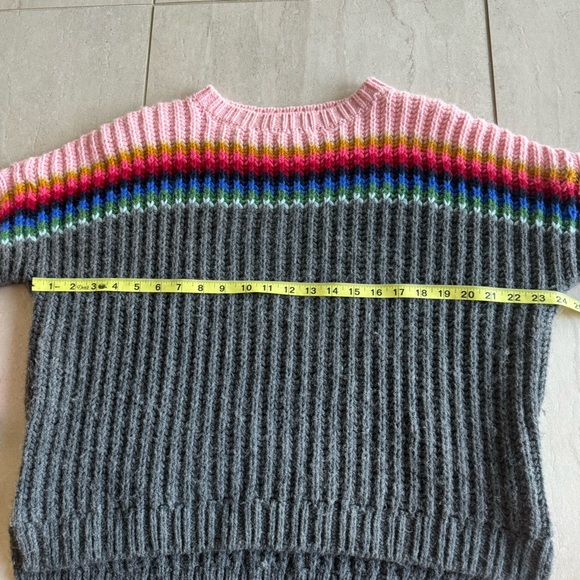 XIRENA Colorblock / Rainbow Apres Ski Sweater Relaxed Fit Size XS - Picture 7 of 10